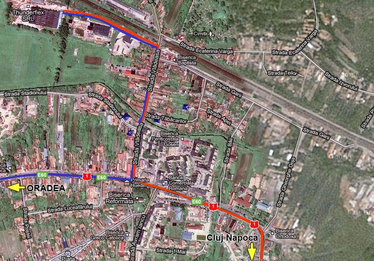 Harta Harta Satelit Cluj